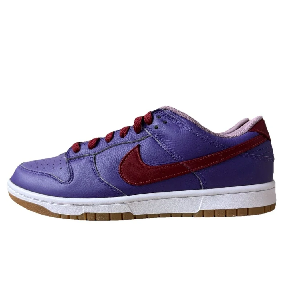 Nike By You Dunk Low Plum Leather | FNO569-900 Size Men 10.5 Women 12.5